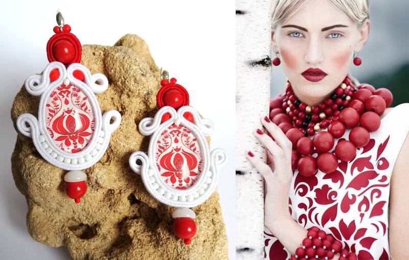 Volksohrringe Aus Feinsten Materialen von DandaArtBijoux