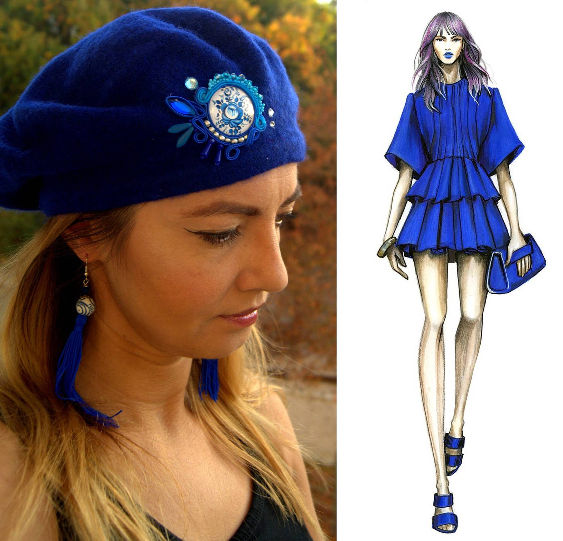 Weiche Baumwolle Damen Mütze von DandaArtBijoux