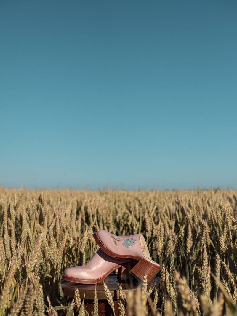 Blumen Clogs Rosa von Dandelie