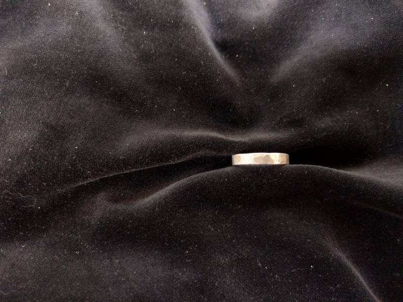 Gehämmertes Silberband | Sterling Gehämmertes Silberband | Sterling von DandelionForge