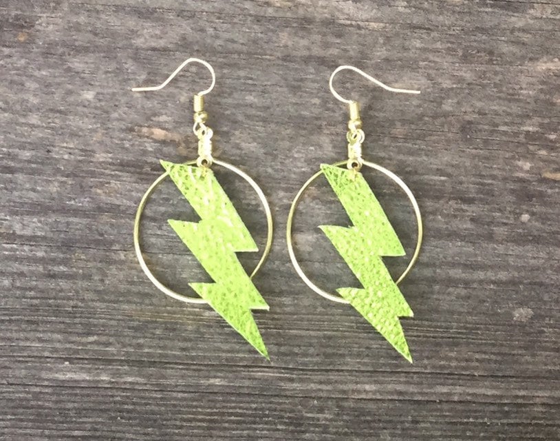 Blitz-Schrauben-Ohrringe von DandelionGoldJewelry