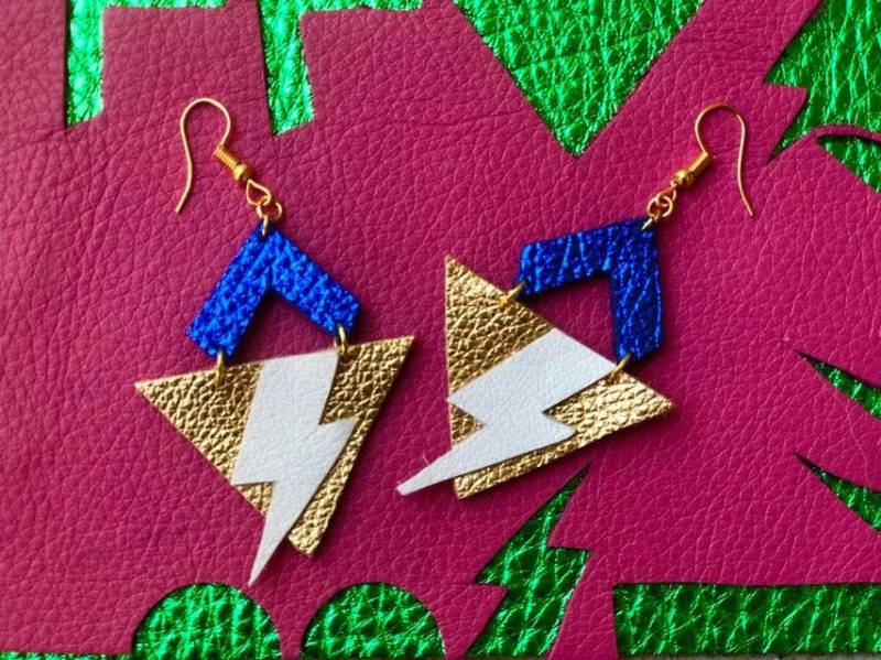 David Bowie Ohrringe von DandelionGoldJewelry