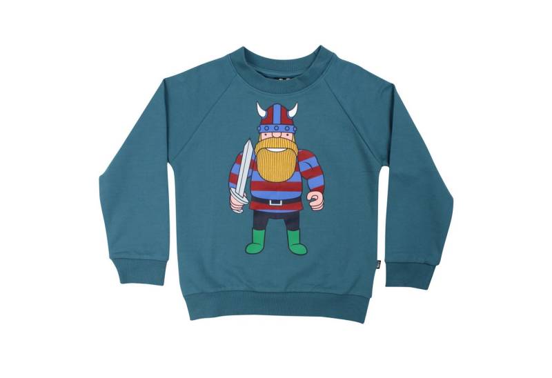 Danefae Longpullover Danefae Sweater Pullover Dark Slate Erik Din Ven Wikingerprint von Danefae