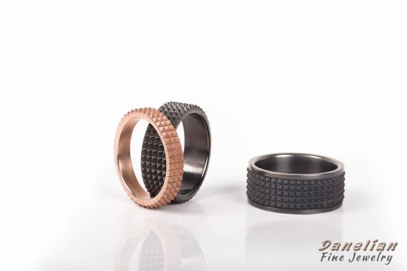 Bandring Aus 925Er Silber Moderner Rockerschmuck von DanelianJewelry