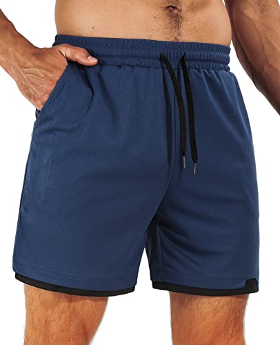 Danfiki Herren Shorts Sport Hosen Laufshorts Trainingshose Fitness Training Outdoor Sporthose mit Tasch von Danfiki