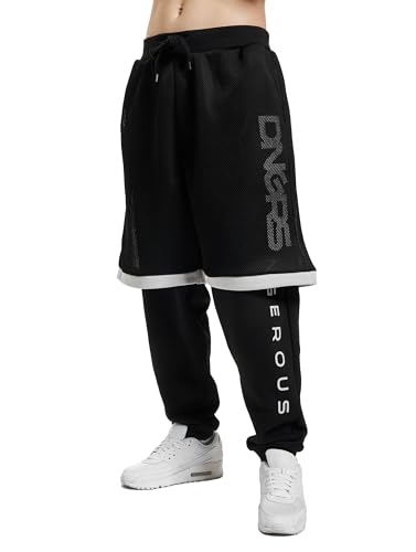 Dangerous DNGRS Hosen Herren Jogginghosen Schwarz 4XL von Dangerous DNGRS