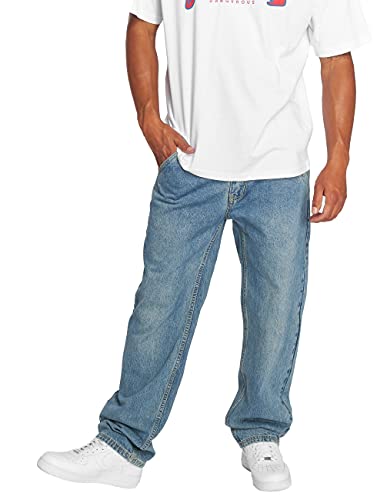 Dangerous DNGRS Jeans Herren Loose Fit Jeans Blau W 32 L 32 von Dangerous DNGRS