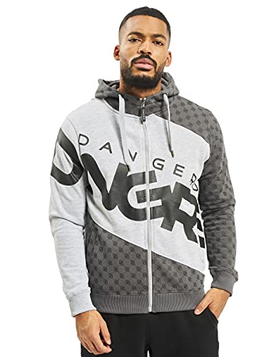 Dangerous DNGRS Oberteile Herren Zip Hoodies Grau 4XL von Dangerous DNGRS