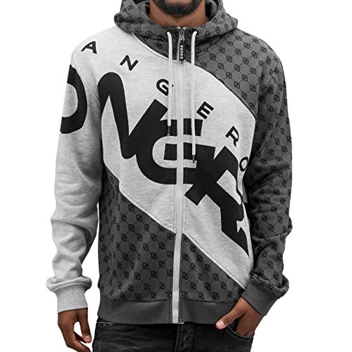 Dangerous DNGRS Oberteile Herren Zip Hoodies Grau 5XL von Dangerous DNGRS