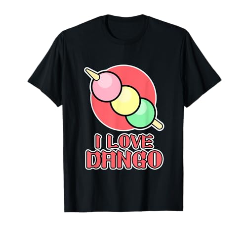 Dango Design für Damen und Herren - I Love Dango Dango T-Shirt von Dango Design für Damen und Herren