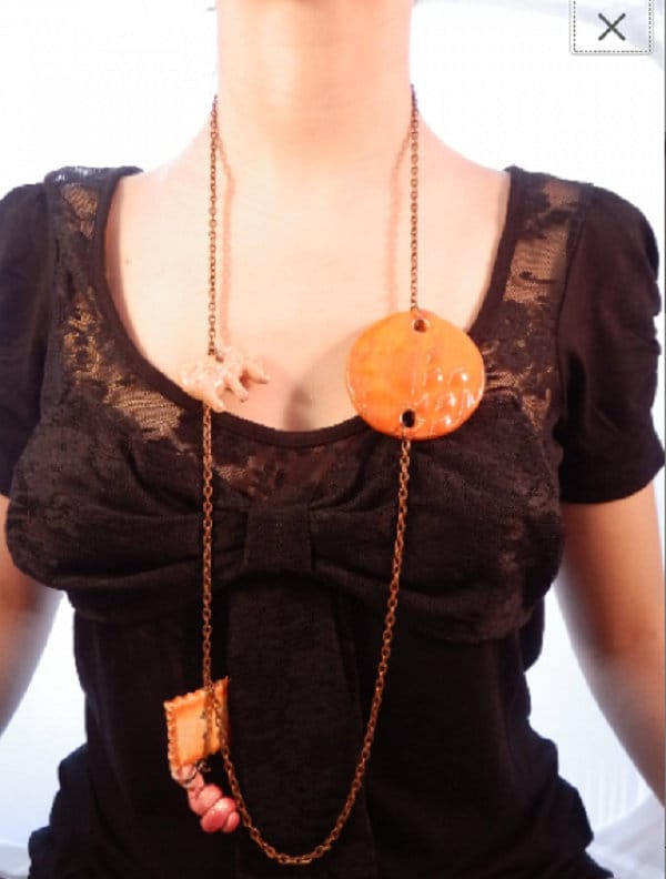 Keramik Halskette Kette Und Anhänger Kunsthandwerk Schmuck Keramik Halskette Kette Und Anhänger Kunsthandwerk Schmuck von DanicArts