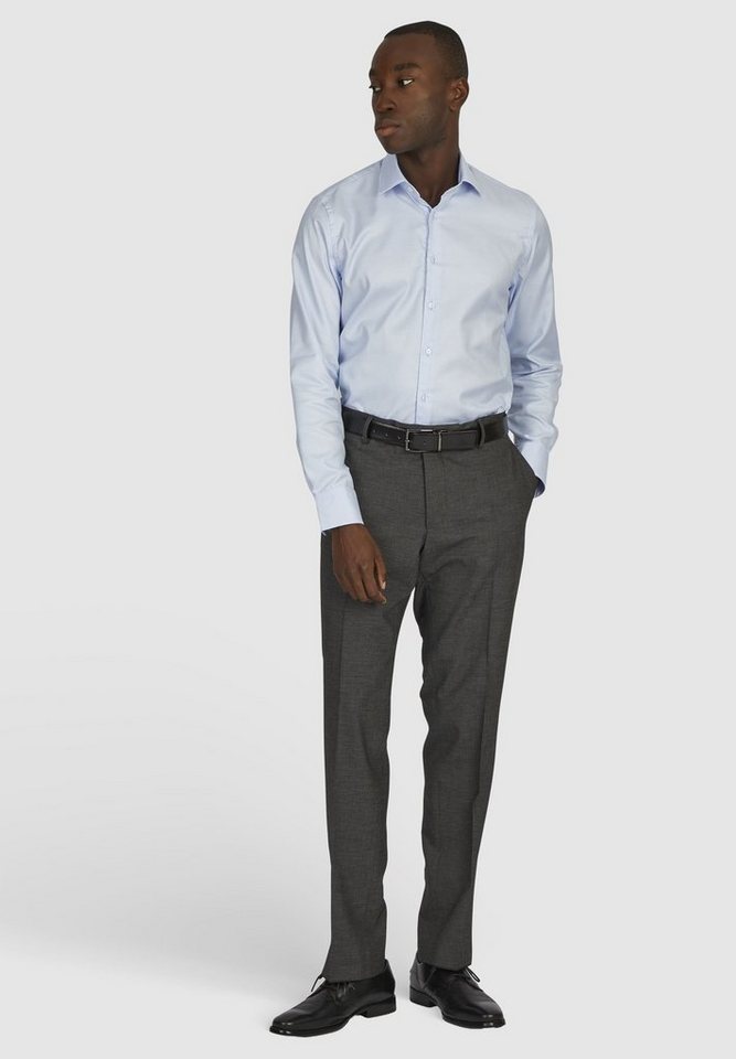 HECHTER PARIS Anzughose (1-tlg) Hochwertiges, nachhaltiges Mischgewebe mit Wolle und Stretch von HECHTER PARIS