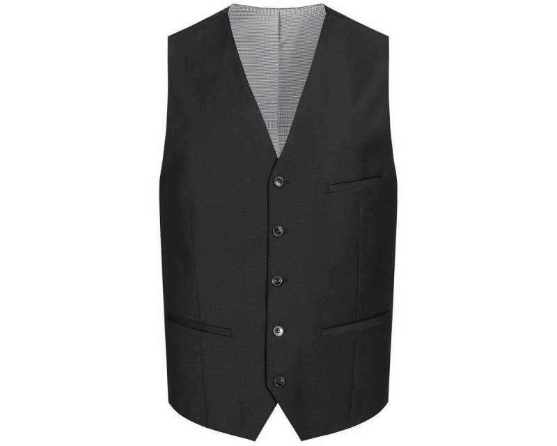 HECHTER PARIS Anzugweste HECHTER PARIS Corporate Weste Herren Tailored Modern Fit Schwarz von HECHTER PARIS