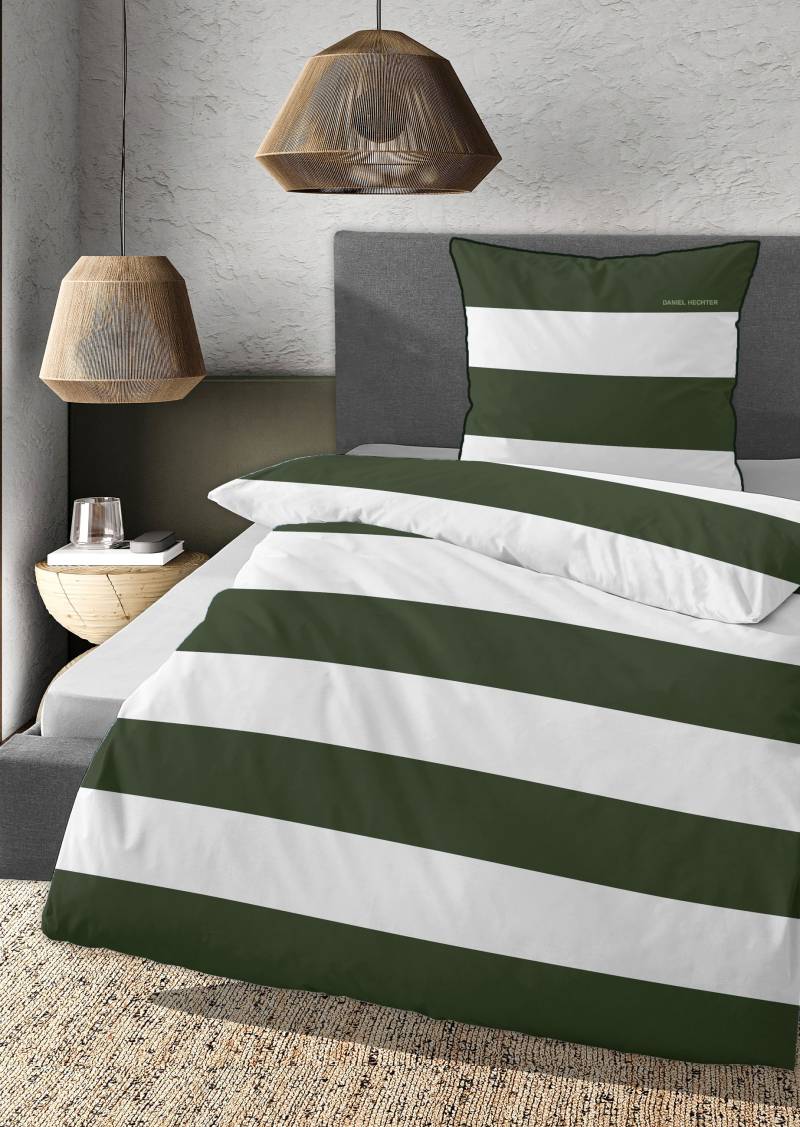 Daniel Hechter Bettwäsche "0041301" 2 Stk. tlg. hautsympathisch, Reißverschluss, ganzjährig nutzbar, LOGO + Paspel von Daniel Hechter