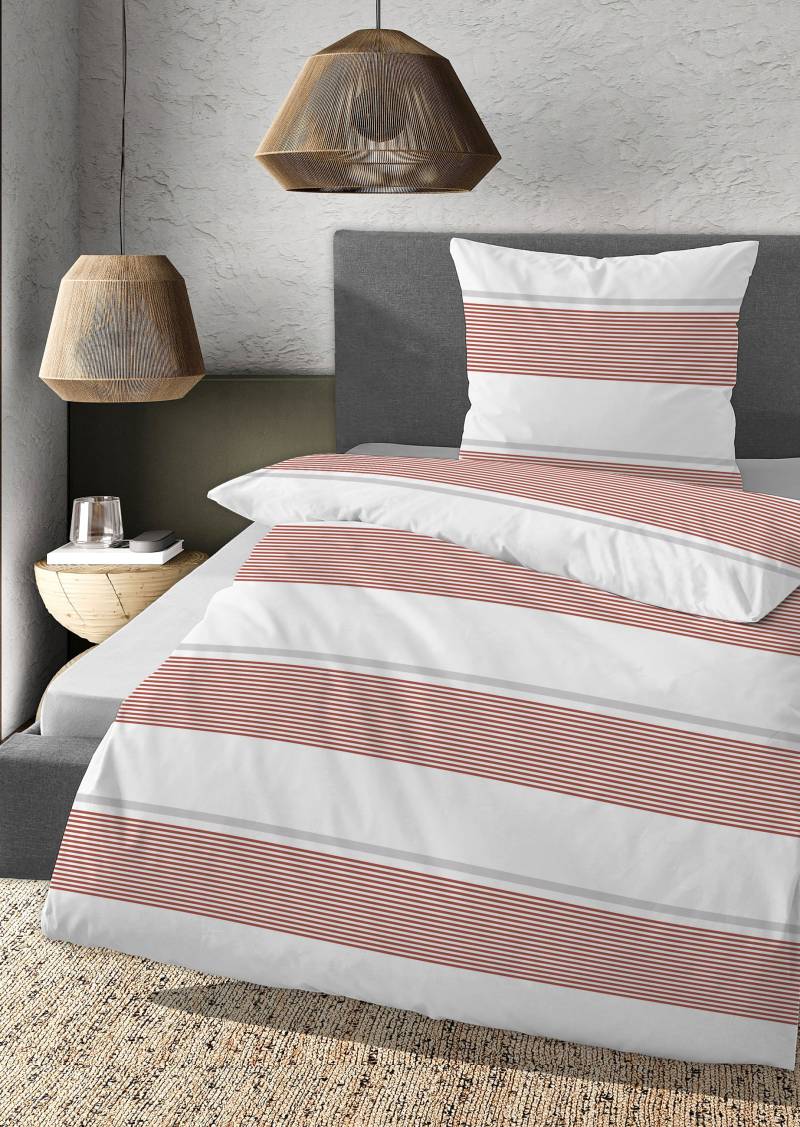 Daniel Hechter Bettwäsche "0041302" 2 Stk. tlg. hautfreundlich, mit Reißverschluss, ganzjährig einsetzbar, Flaglabel von Daniel Hechter