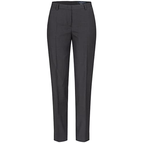 Daniel Hechter Damen Hose Knöchellang Tailored Modern Fit Anthrazit Modell 41690 Corporate Fashion Größe 34 von Daniel Hechter