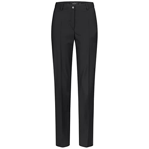 Daniel Hechter Damen Hose Tailored Modern Fit Schwarz Modell 41570 Corporate Fashion Größe 36 von Daniel Hechter