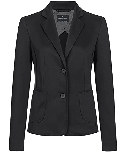 Daniel Hechter Damen Jersey Blazer Casual Modern Fit Schwarz Modell 30960 Corporate Fashion Größe 38 von Daniel Hechter