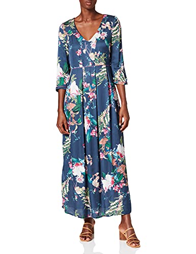 Daniel Hechter Damen Maxi Dress Kleid, Blau (Midnight 690), 34 von Daniel Hechter