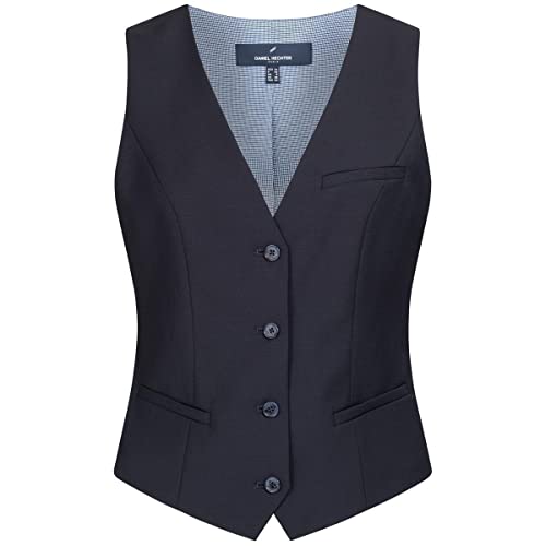 Daniel Hechter Damen Weste Tailored Modern Fit Marine Modell 30940 Corporate Fashion Größe 40 von Daniel Hechter