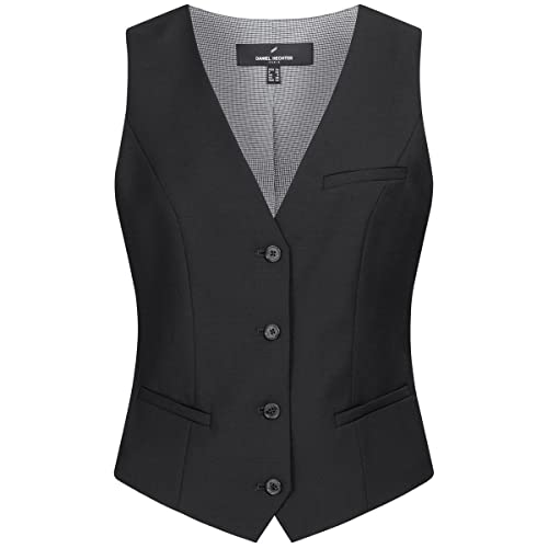 Daniel Hechter Damen Weste Tailored Modern Fit Schwarz Modell 30940 Corporate Fashion Größe 36 von Daniel Hechter