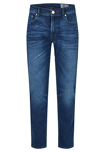 HECHTER PARIS Herren 5-Pocket Belfort Jeans, Steel Blue, 34/34 von Daniel Hechter