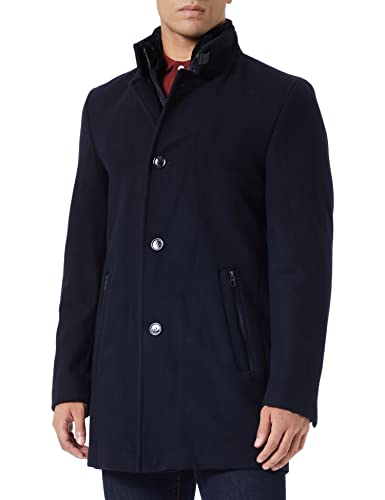 HECHTER PARIS Herren Coat Mantel, Navy, 46 von Daniel Hechter