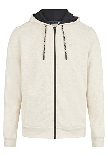 HECHTER PARIS Herren Hood ZIPJACKET Kapuzen Sweat Jacke, beige, XXXL von Daniel Hechter