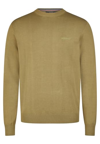 Daniel Hechter Herren Knit Crewneck Strickpullover, mud, Large von Daniel Hechter