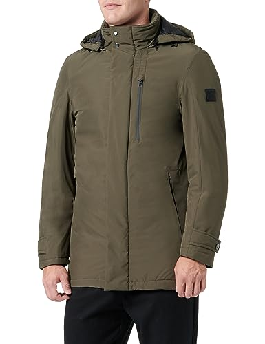 Daniel Hechter Herren Mantel Anorak Grün Einfarbig 54 von Daniel Hechter