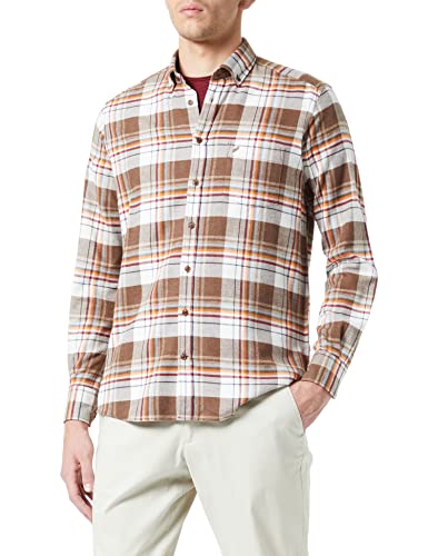 HECHTER PARIS Herren Shirt B.D. Casual RF Hemd, Cognac, L von Daniel Hechter