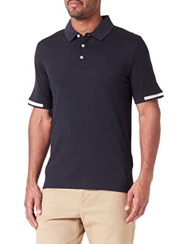 HECHTER PARIS Herren Single Jersey Polo, 990, L von Daniel Hechter