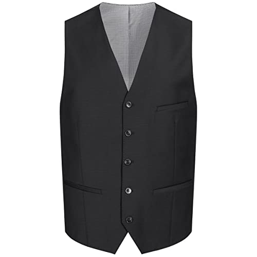 Daniel Hechter Herren Weste Tailored Modern Fit Schwarz Modell 35295 Corporate Fashion Größe 110 von Daniel Hechter