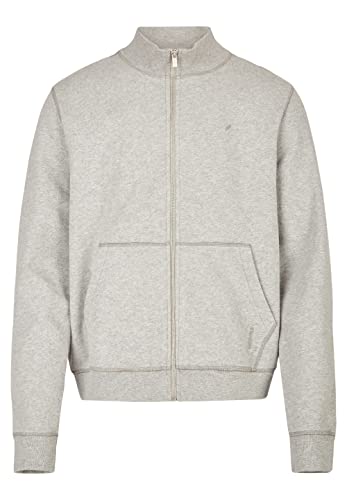 HECHTER PARIS Herren Zip Jacket Sweat Jacke, Silver, L von Daniel Hechter