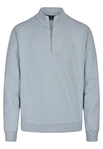 HECHTER PARIS Herren Zip Sweat Troyer, Steel Blue, XL von Daniel Hechter