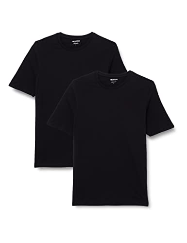 Daniel Hechter - Regular Fit - Doppelpack Herren Kurzarm T-Shirt Crew Neck/Rundhals (100902 76010), Größe:L, Farbe:Schwarz (990) von Daniel Hechter