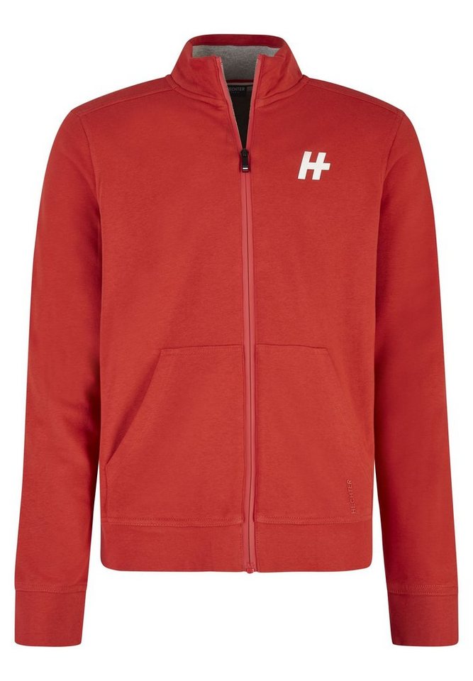 HECHTER PARIS Sweatjacke Lässige Sweatjacke mit Logo-Detail von HECHTER PARIS