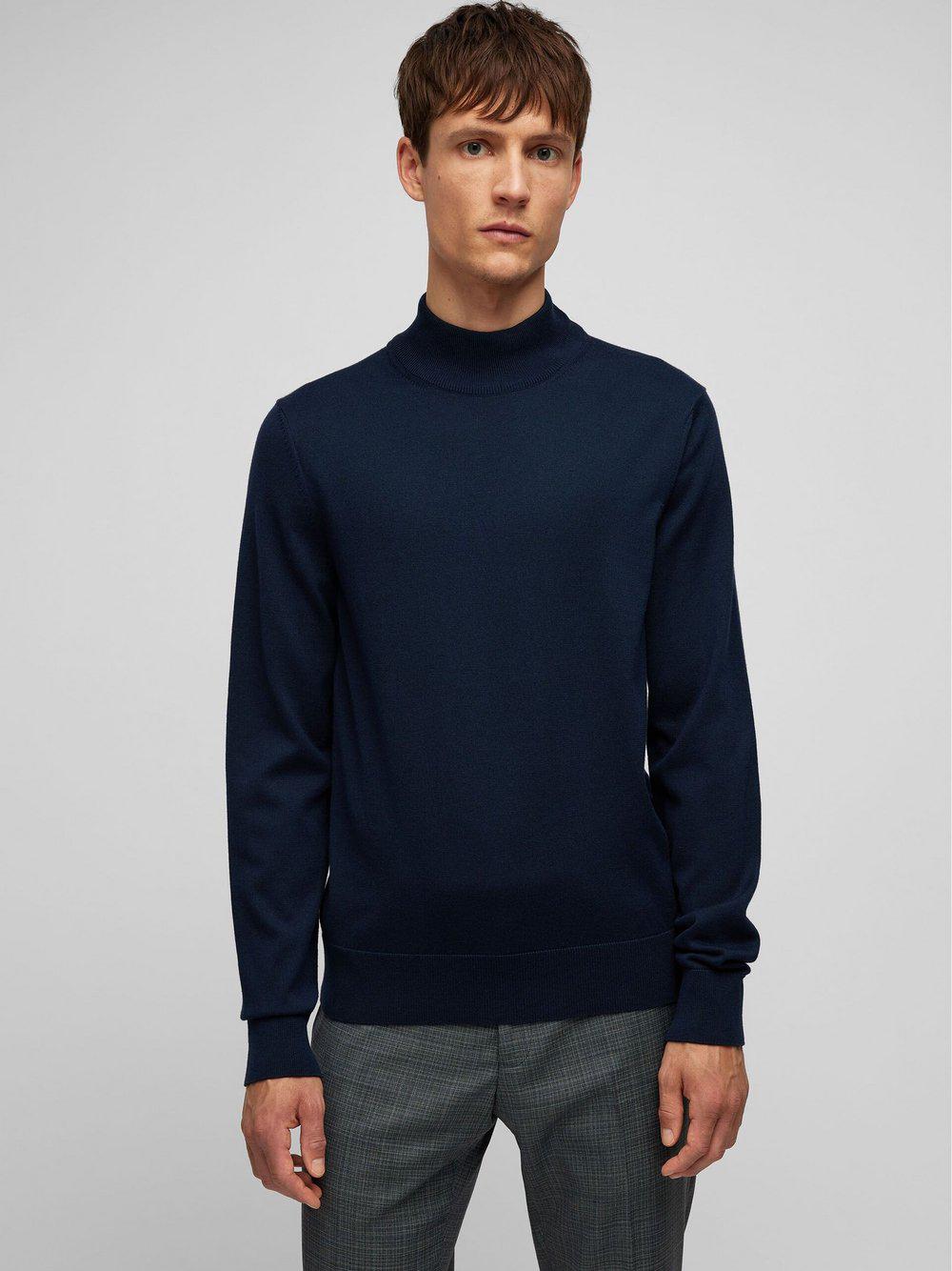 Daniel Hechter Turtle-Neck-Pullover Herren, blau von Daniel Hechter