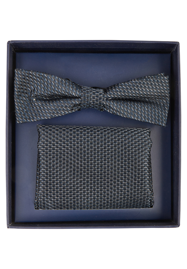 Geschenk-Setbox mit Fliege und Einstecktuch von HECHTER PARIS