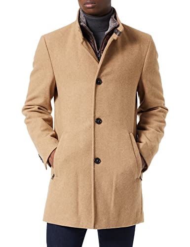 HECHTER PARIS Herren Coat Mantel, Camel, 48 von Daniel Hechter