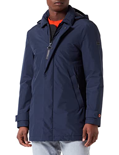 HECHTER PARIS Herren Coat Mantel, Midnight Blue, 52 von Daniel Hechter