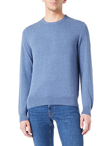 HECHTER PARIS Herren Knit Crewneck Rundhals Pullover, Dark Blue, S von Daniel Hechter