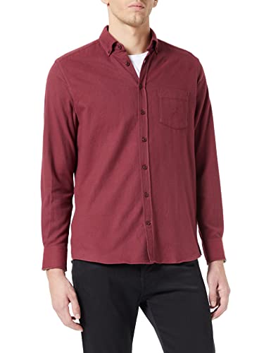 HECHTER PARIS Herren Shirt B.D. Casual RF Hemd, Dark red, L von Daniel Hechter