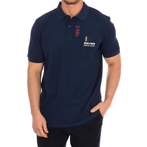 Kurzarm-Poloshirt für Herren 75107-181990, Marineblau, S von Daniel Hechter