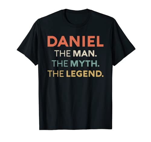 Daniel Der Mann Der Mythos Der Name der Legende Personalisierte Männer T-Shirt Daniel Der Mann Der Mythos Der Name der Legende Personalisierte Männer T-Shirt von Daniel Legend Tees