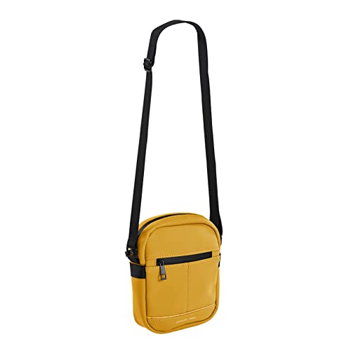 Daniel Ray Crossover Umhängetasche Huntsville - PU Schultertasche in Matter Optik in Yellow von Daniel Ray