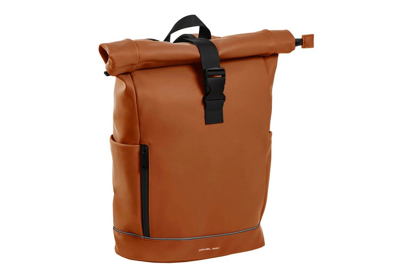 Daniel Ray Fahrradrucksack, Rolltop-Rucksack Highlands - PU-Rollrucksack mit Laptopfach von Daniel Ray