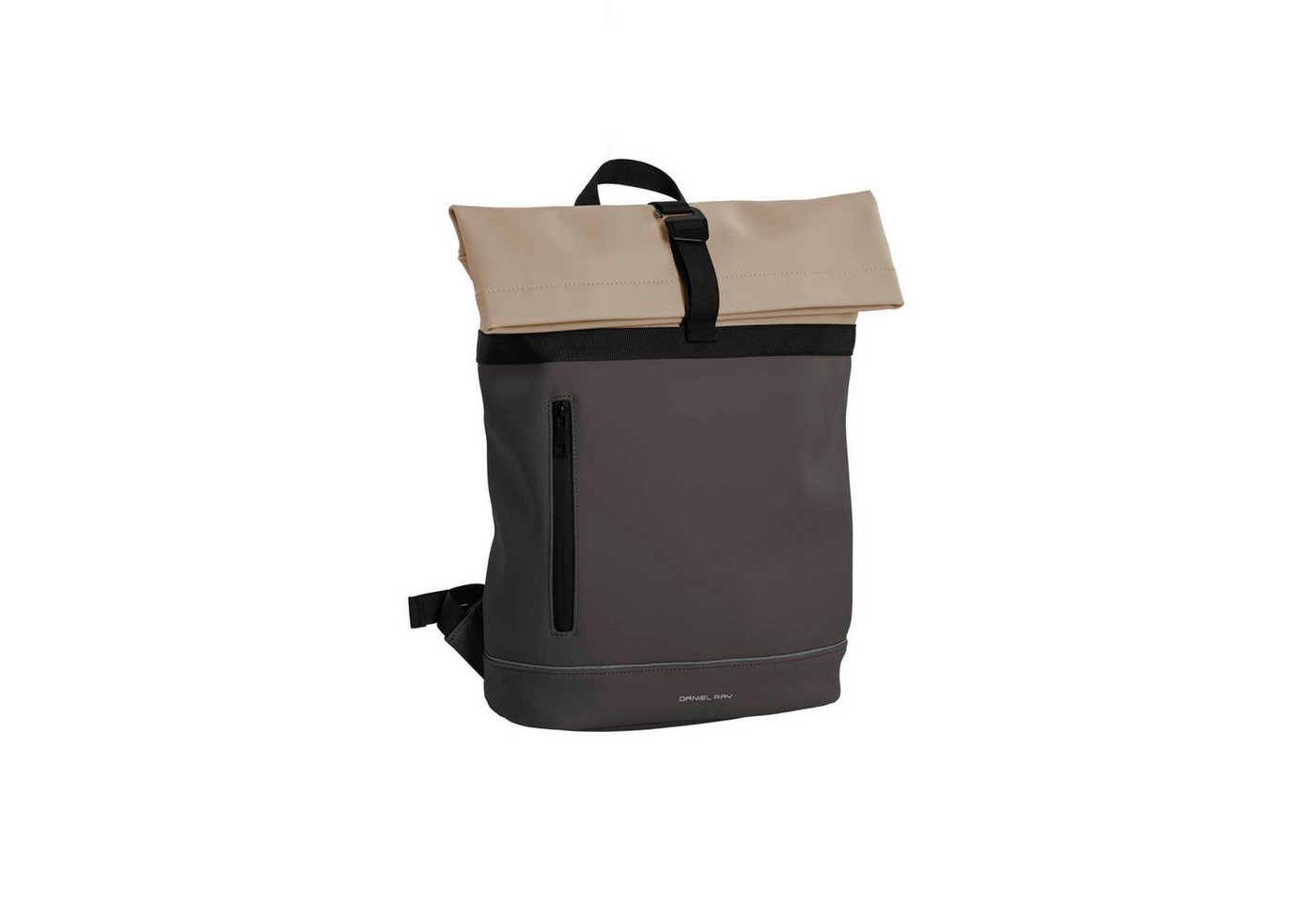 Daniel Ray Freizeitrucksack, Rolltop-Rucksack Hampton - Moderner PU-Rollrucksack mit Laptopfach von Daniel Ray