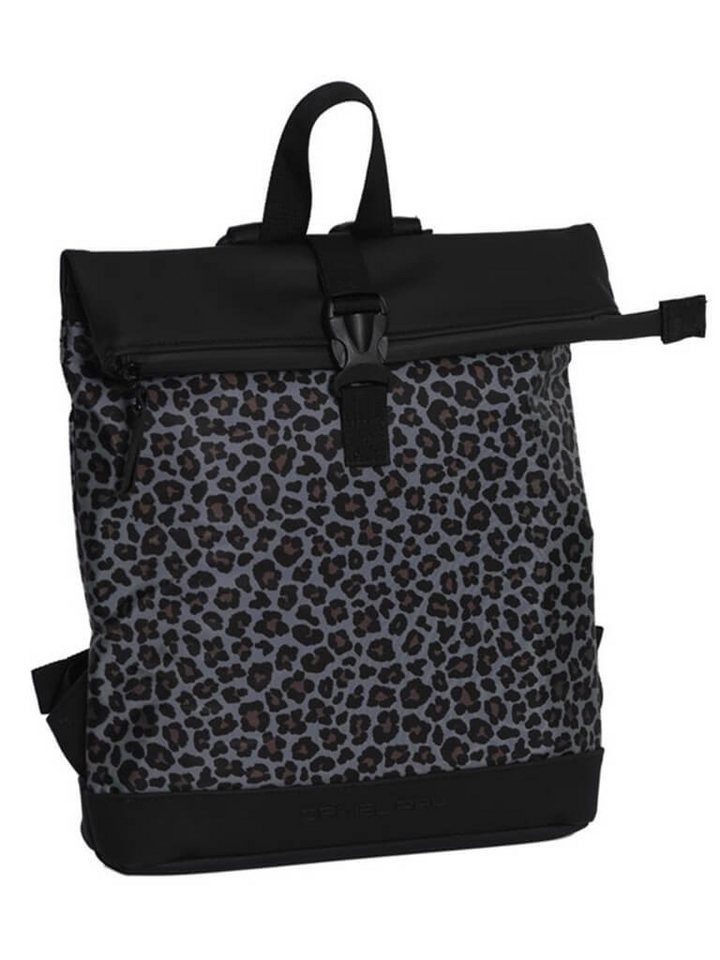 Daniel Ray Rucksack, Rolltop-Rucksack Calvin Leoparden-Print - Modischer Rucksack von Daniel Ray