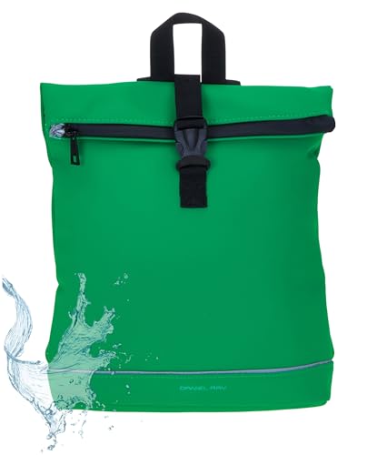 Daniel Ray Rucksack Damen Jeff Fashion small Damenrucksack Mini small A4 Handtasche Freizeitrucksack Plane Daypack backpack 25.1092 + Schlüsseletui (Apfel Grün 26) von Daniel Ray